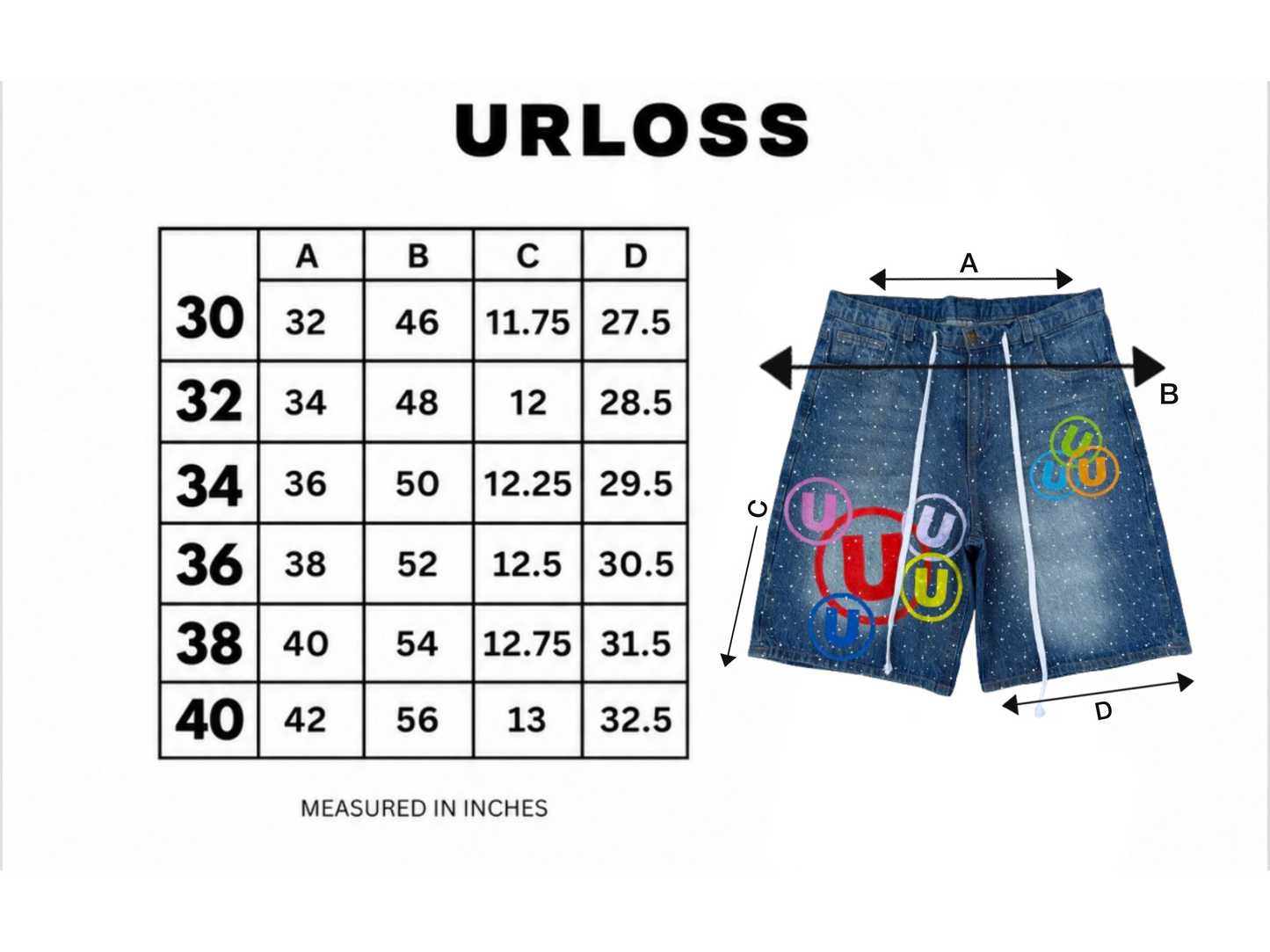 OVER “U” JORTS