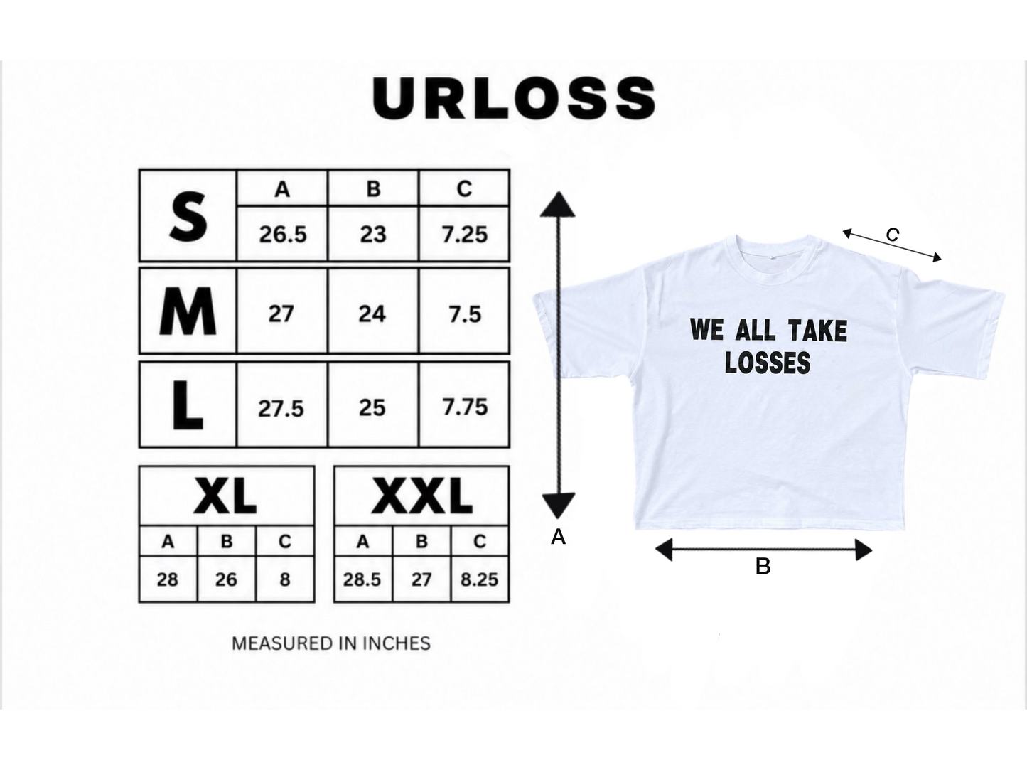 “WE ALL TAKE L’S” TEE